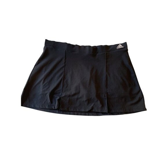 Adidas Black Womens Athletic Skort With Built-In Shorts Size L Lightweight - Picture 1 of 6